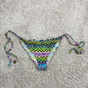 Luli Fama Multicolor Zigzag Bikini Bottom